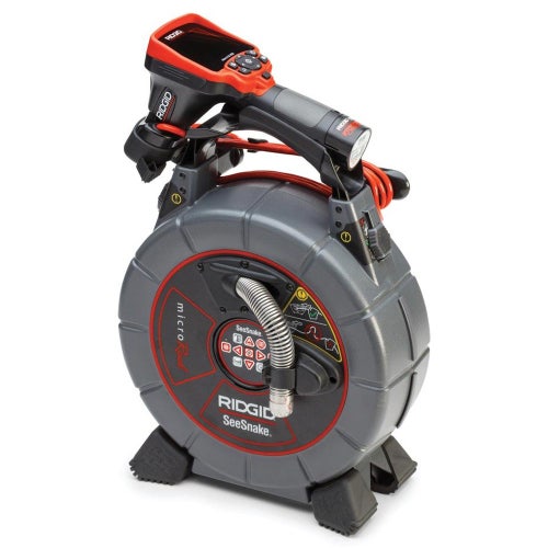 RIDGID microReel L100C 30m + Counter + CA350x Camera – for drain and sewer inspection