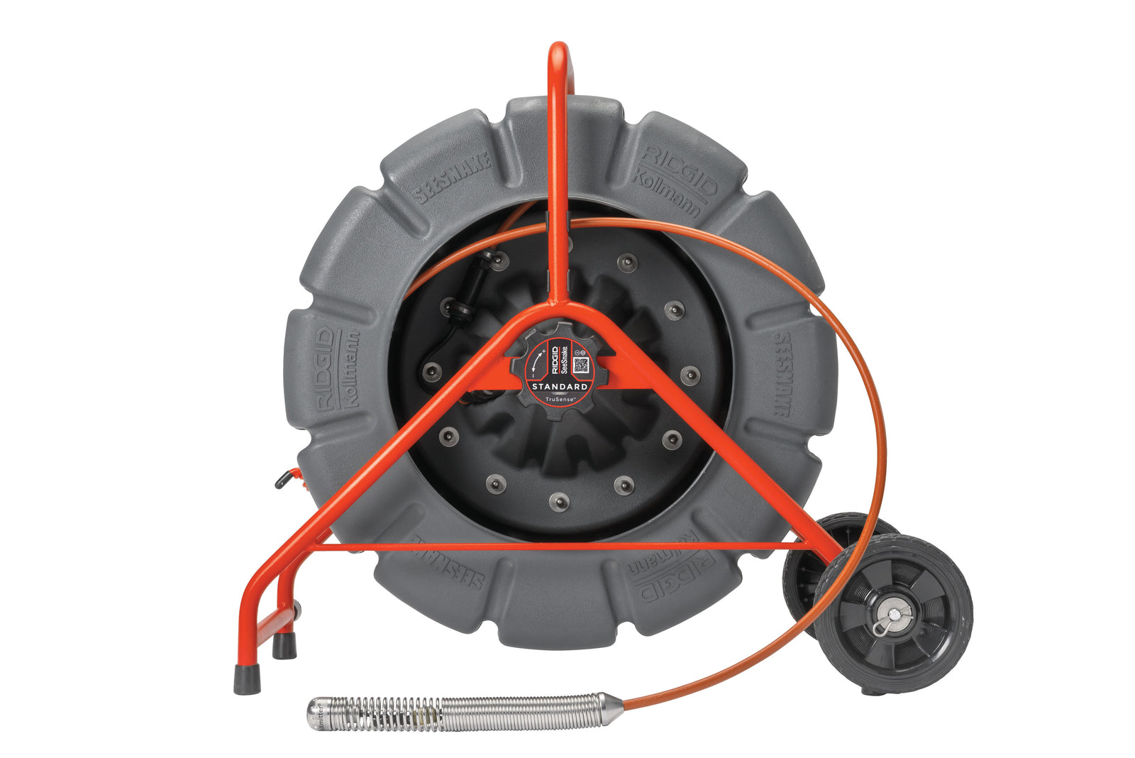 RIDGID SeeSnake® Standard, 325' (99 m) with self-leveling camera head, powered with TruSense – front view | 63583