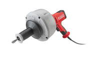 RIDGID Machine with: – C-1IC, 5⁄16" (8 mm) x 25' (7,6 m) Inner Core Cable with  Inner Drum – C-6, 3⁄8" (10 mm) x 25' (10,7 m) Cable w/Inner Drum – T-250, Five-Piece Tool Set for 3⁄