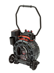 RIDGID SeeSnake® rM200A Reel (200' / 61 m) with Self-Leveling Camera powered with TruSense® – handle detail | 63658