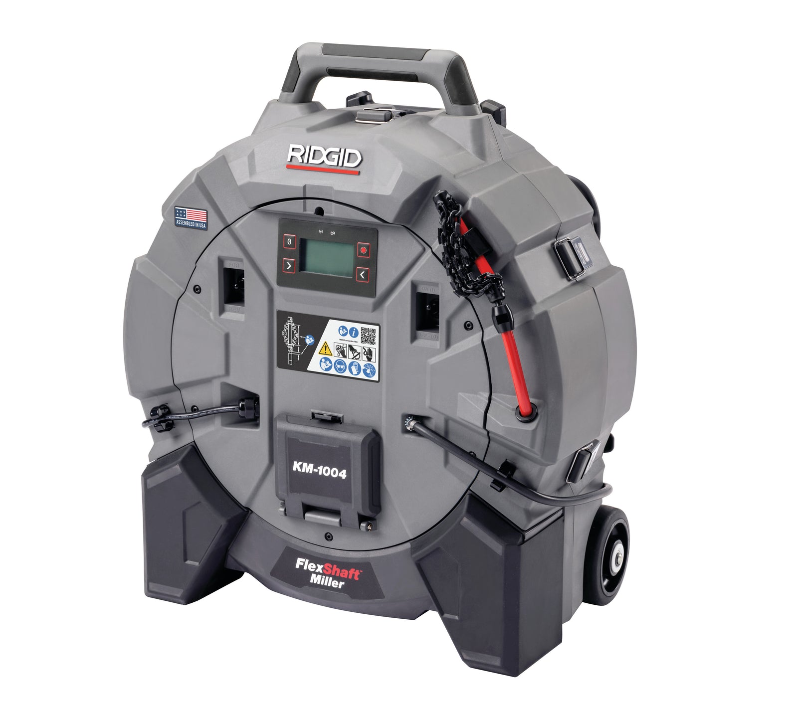 RIDGID KM-1004 Milling machine, UK plug – three-quarter view | 79743