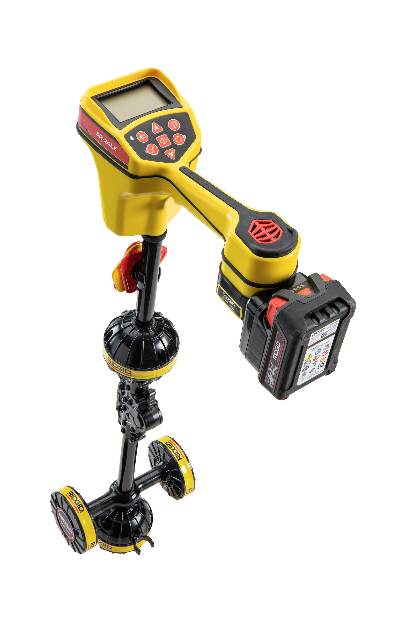 RIDGID SeekTech® SR-24LE Line Locator with Bluetooth® and GPS – three-quarter view | 76898