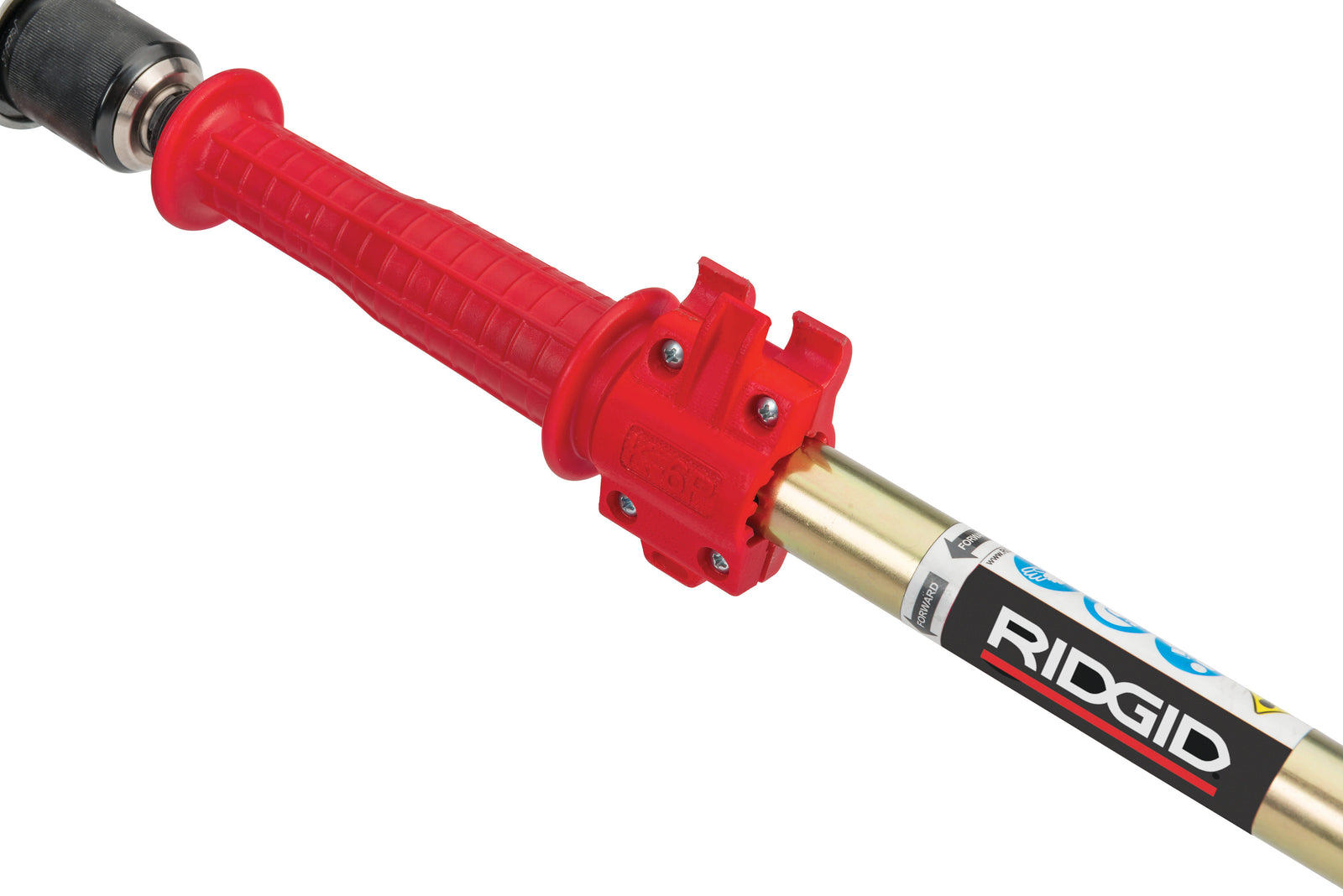 RIDGID K-6P | 6' Toilet Auger w/Bulb Head – handle detail | 56658